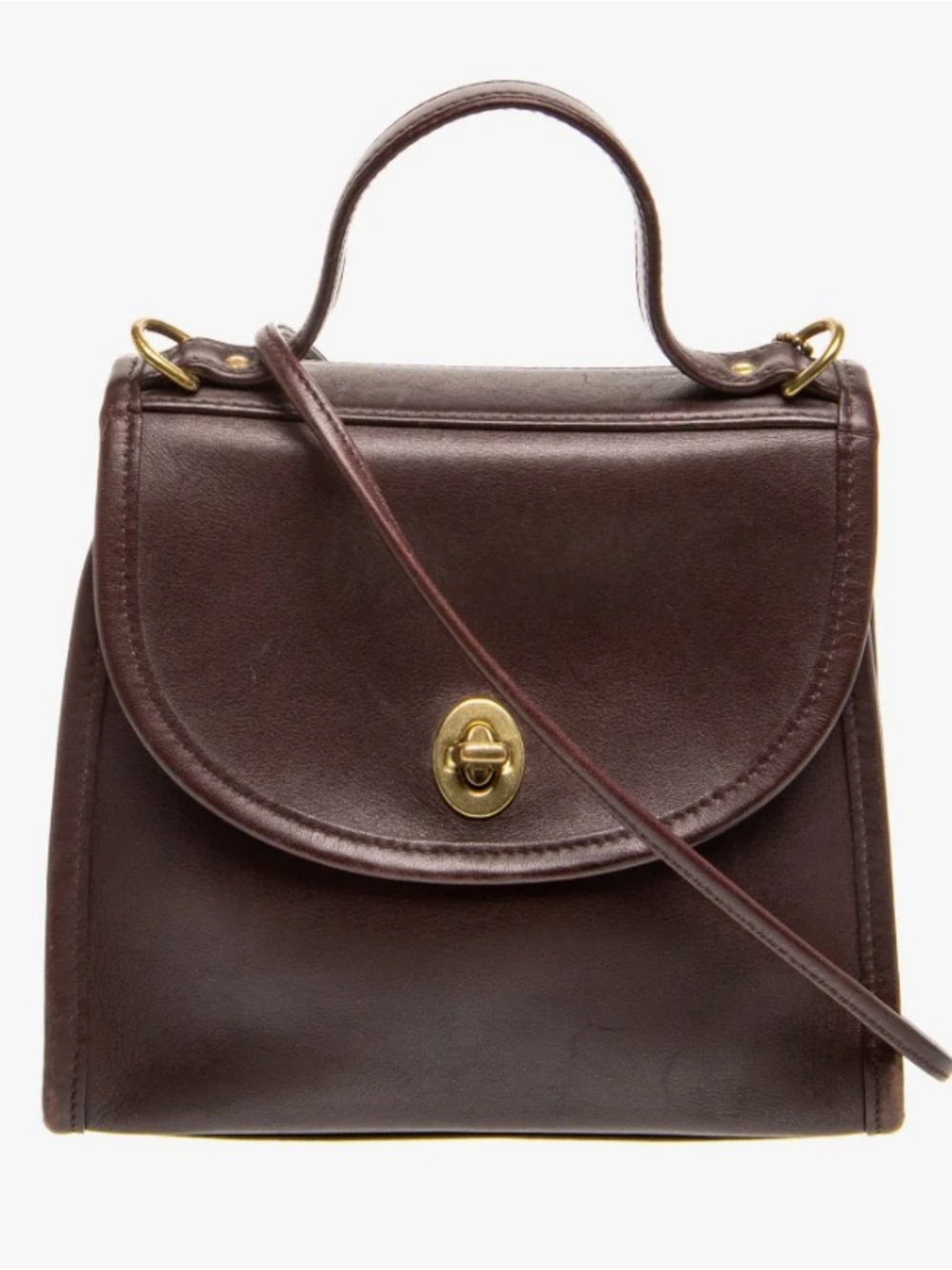 Vintage Coach Regina Bag - Mahogany Brown - Picture 2 of 15
